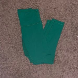 lululemon slightly worn high waisted leggings